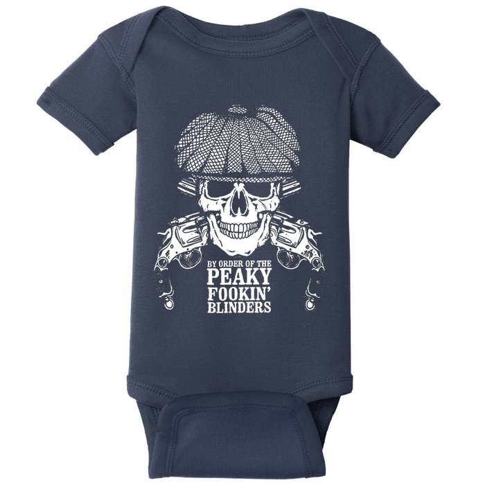 By Order Of The Peaky Foolin' Blinders Skeleton Baby Bodysuit