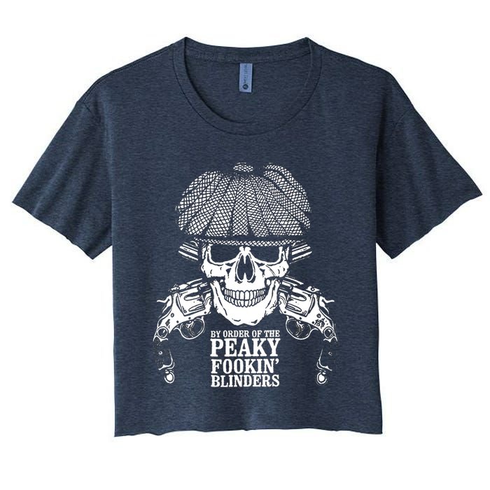 By Order Of The Peaky Foolin' Blinders Skeleton Women's Crop Top Tee