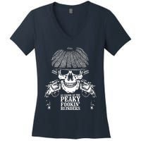 By Order Of The Peaky Foolin' Blinders Skeleton Women's V-Neck T-Shirt