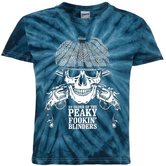 By Order Of The Peaky Foolin' Blinders Skeleton Kids Tie-Dye T-Shirt