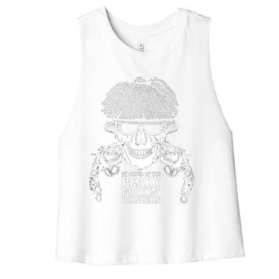 By Order Of The Peaky Foolin' Blinders Skeleton Women's Racerback Cropped Tank