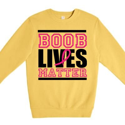 Boob Lives Matter Premium Crewneck Sweatshirt