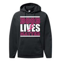 Boob Lives Matter Performance Fleece Hoodie