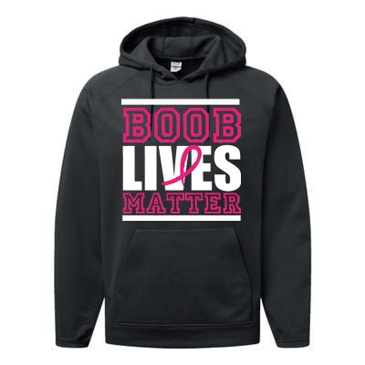 Boob Lives Matter Performance Fleece Hoodie