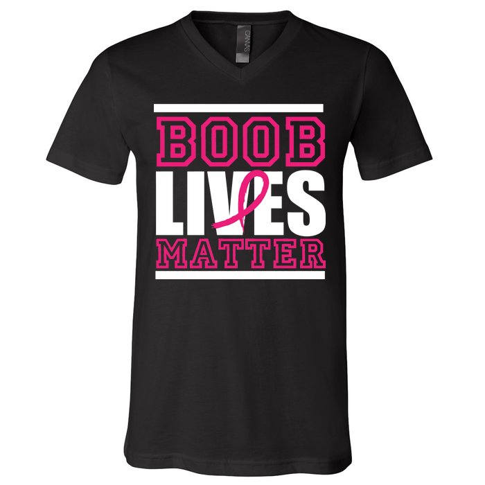 Boob Lives Matter V-Neck T-Shirt