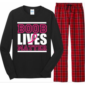 Boob Lives Matter Long Sleeve Pajama Set