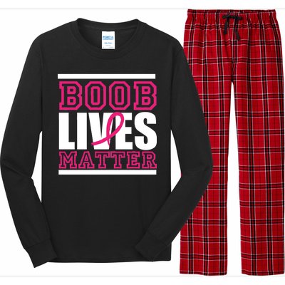 Boob Lives Matter Long Sleeve Pajama Set