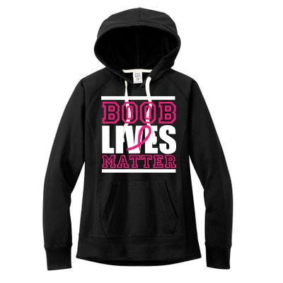 Boob Lives Matter Women's Fleece Hoodie