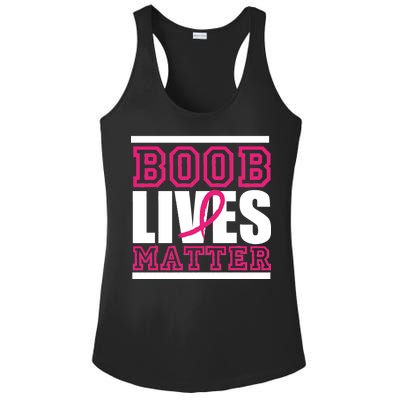 Boob Lives Matter Ladies PosiCharge Competitor Racerback Tank