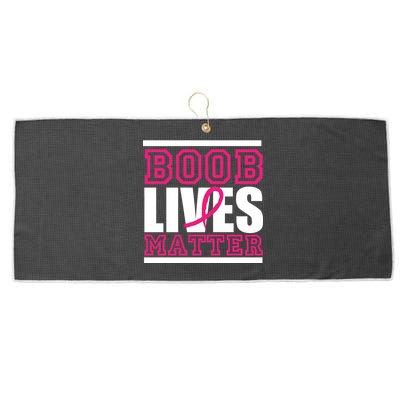 Boob Lives Matter Large Microfiber Waffle Golf Towel