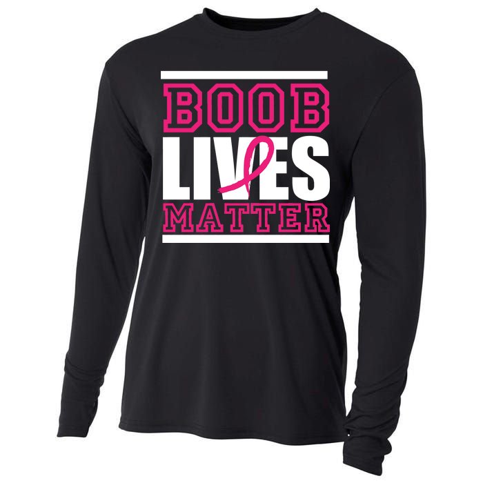 Boob Lives Matter Cooling Performance Long Sleeve Crew