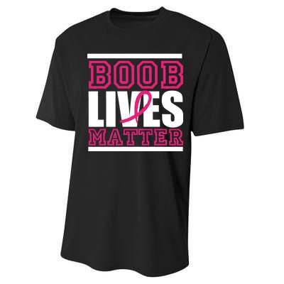 Boob Lives Matter Performance Sprint T-Shirt