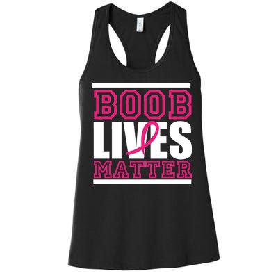 Boob Lives Matter Women's Racerback Tank