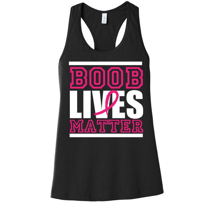 Boob Lives Matter Women's Racerback Tank