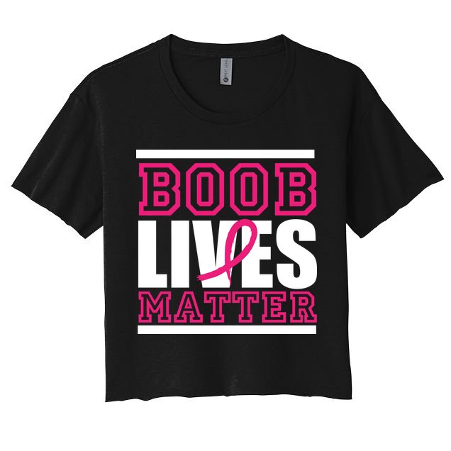 Boob Lives Matter Crop Top