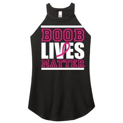 Boob Lives Matter Women's Perfect Tri Rocker Tank