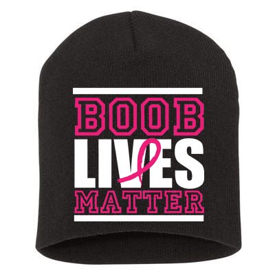 Boob Lives Matter Short Acrylic Beanie