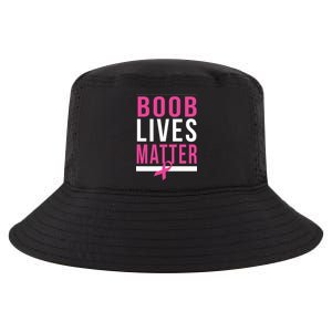 Boob Lives Matter Breast Cancer Awareness Cool Comfort Performance Bucket Hat