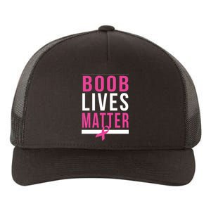 Boob Lives Matter Breast Cancer Awareness Yupoong Adult 5-Panel Trucker Hat