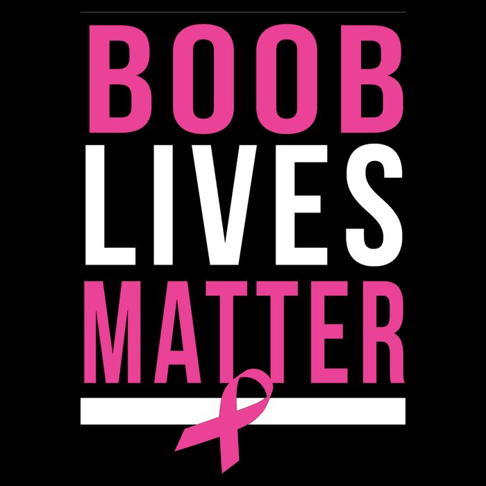 Boob Lives Matter Breast Cancer Awareness Cooling Performance Crew T-Shirt