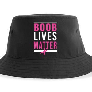 Boob Lives Matter Breast Cancer Awareness Sustainable Bucket Hat