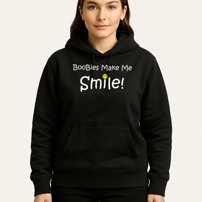 Boobies Make Me Smile Hoodie