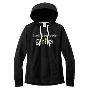 Boobies Make Me Smile Women's Fleece Hoodie