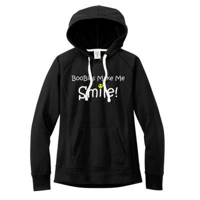 Boobies Make Me Smile Women's Fleece Hoodie