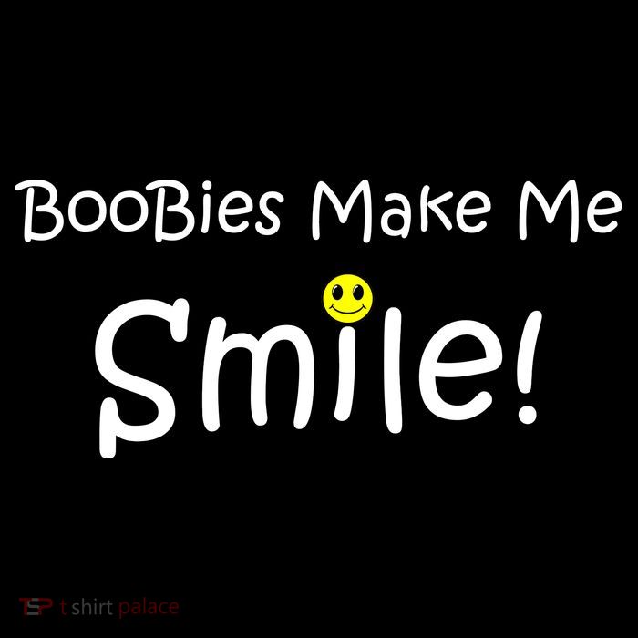 Boobies Make Me Smile Mousepad