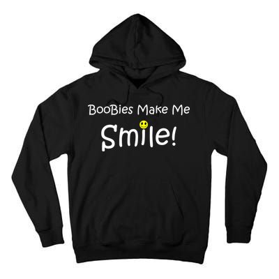 Boobies Make Me Smile Tall Hoodie