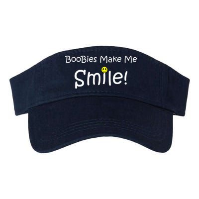 Boobies Make Me Smile Valucap Bio-Washed Visor