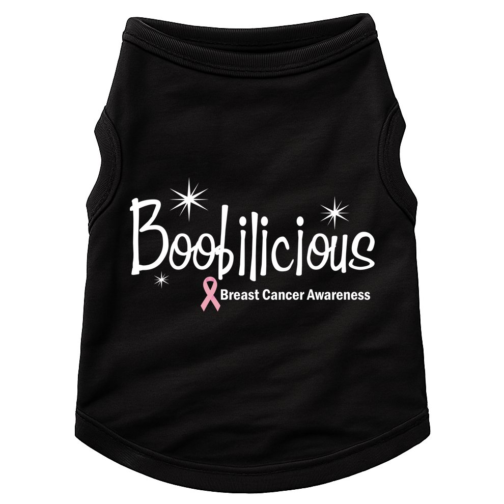 Boobilicious Breast Cancer Awareness Doggie Tank