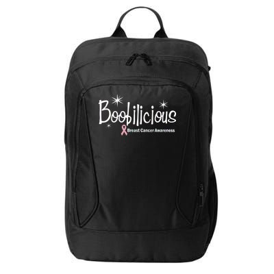 Boobilicious Breast Cancer Awareness City Backpack