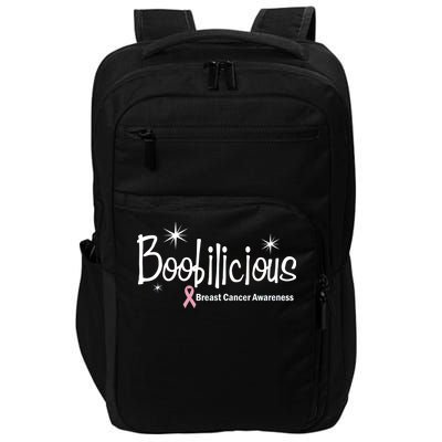 Boobilicious Breast Cancer Awareness Impact Tech Backpack