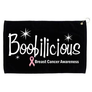 Boobilicious Breast Cancer Awareness Grommeted Golf Towel