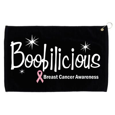 Boobilicious Breast Cancer Awareness Grommeted Golf Towel