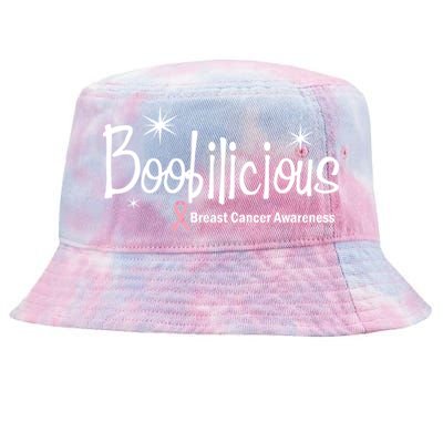 Boobilicious Breast Cancer Awareness Tie-Dyed Bucket Hat