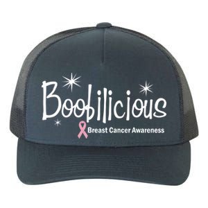 Boobilicious Breast Cancer Awareness Yupoong Adult 5-Panel Trucker Hat