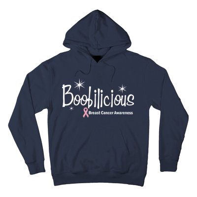 Boobilicious Breast Cancer Awareness Hoodie