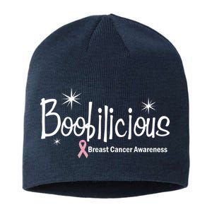 Boobilicious Breast Cancer Awareness Sustainable Beanie