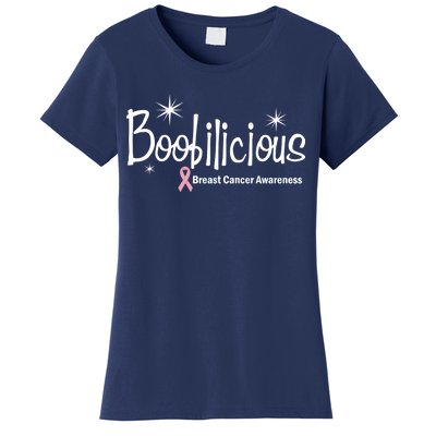 Boobilicious Breast Cancer Awareness Women's T-Shirt