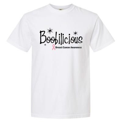 Boobilicious Breast Cancer Awareness Garment-Dyed Heavyweight T-Shirt