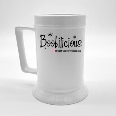 Boobilicious Breast Cancer Awareness Beer Stein