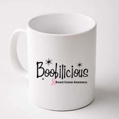 Boobilicious Breast Cancer Awareness Coffee Mug