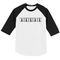 Boobs Breasts Periodic Table Baseball Sleeve Shirt