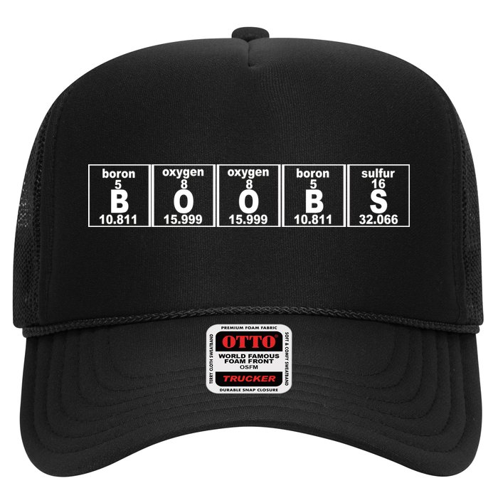 Boobs Breasts Periodic Table Trucker Hat