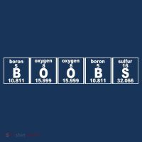 Boobs Breasts Periodic Table Flatbill Hat