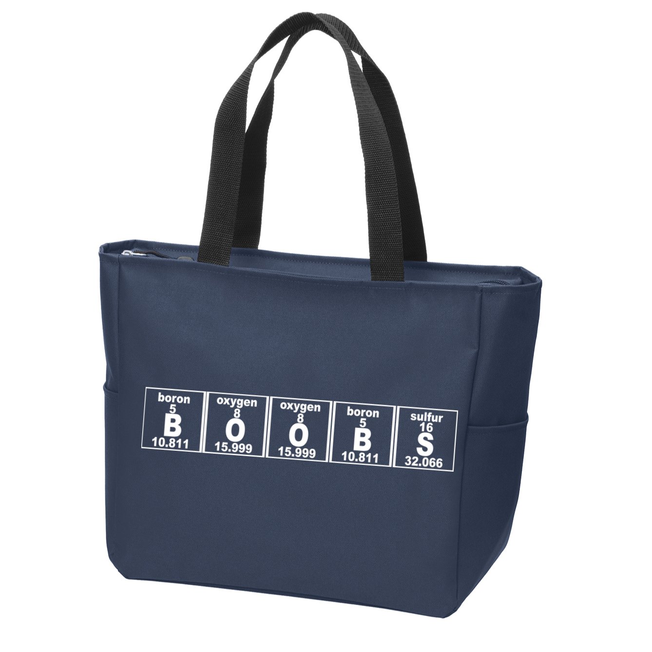 Boobs Breasts Periodic Table Zip Tote Bag