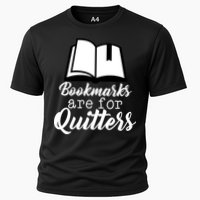 Book Lovers - Bookmarks Are For Quitters Cooling Performance Crew T-Shirt