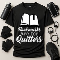 Book Lovers - Bookmarks Are For Quitters Cooling Performance Crew T-Shirt